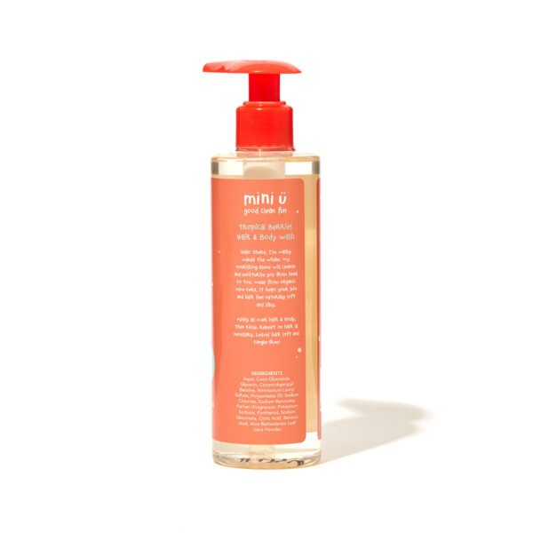 Tropical Berries Hair & Body Wash, plauk, Tropinių vaisių kvapo plaukų ir kūno prausiklis 2in1 250ml-1