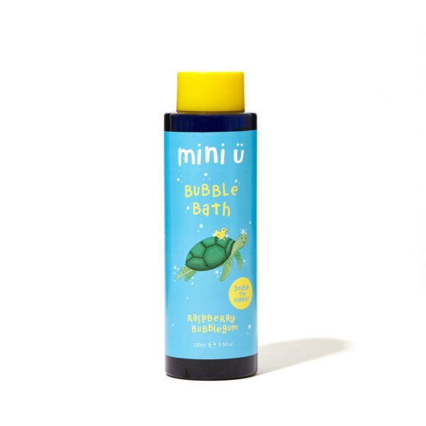 Mini-U Raspberry Bubblegum Bubble Bath 250ml, Aviečių kvapo vonios putos
