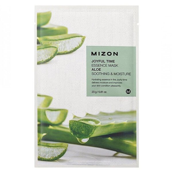 Mizon Joyful Time Essence Mask Aloe lakštinė veido kaukė su alaviju 23g