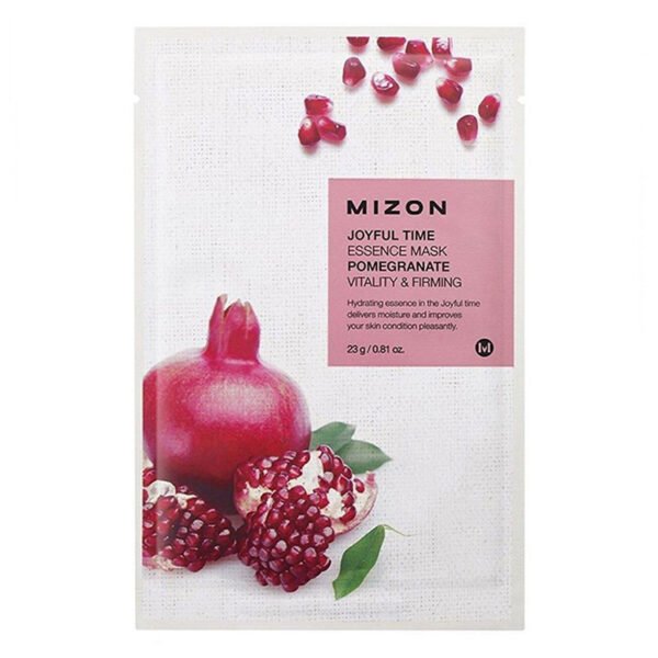 Mizon Joyful Time Essence Mask Pomegranate lakštinė veido kaukė su granatais 23g