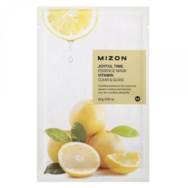 Mizon Joyful Time Essence Mask Vitamin lakštinė veido kaukė su vitaminais 23g