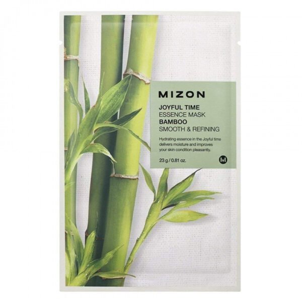 Mizon Joyful Time Essence Mask Bamboo lakštinė veido kaukė su bambuku 23g