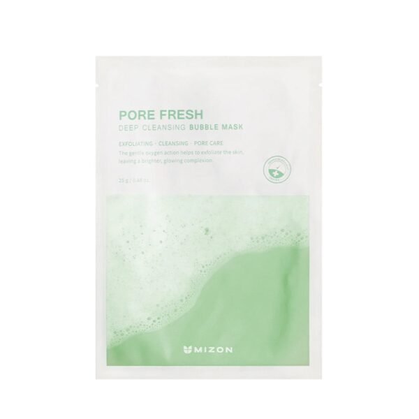 Mizon Pore Fresh giliai valanti burbulinė kaukė 25g