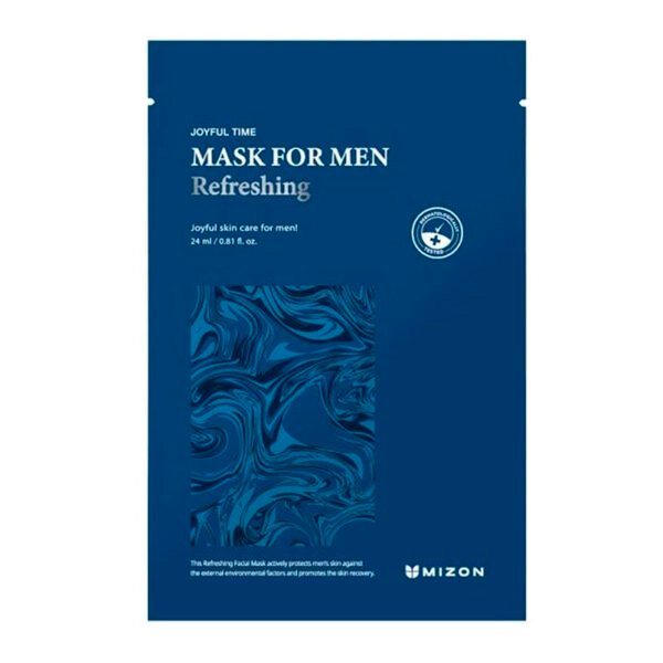 Mizon Joyful Time Refreshing Mask gaivinanti veido kaukė vyrams 30ml