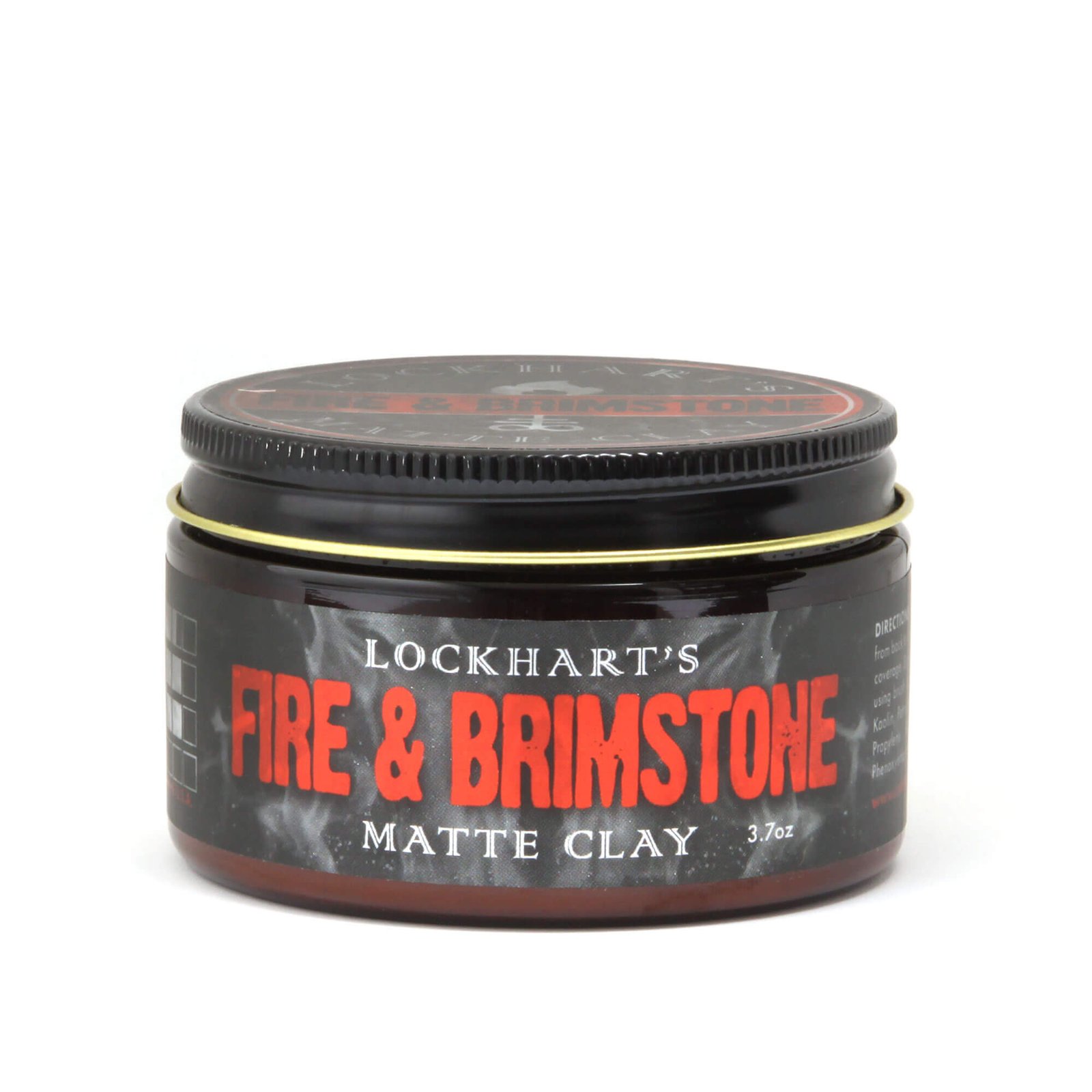 Pomade Lockhart’s Fire And Brimstone Matte Clay matinis molis 85g.