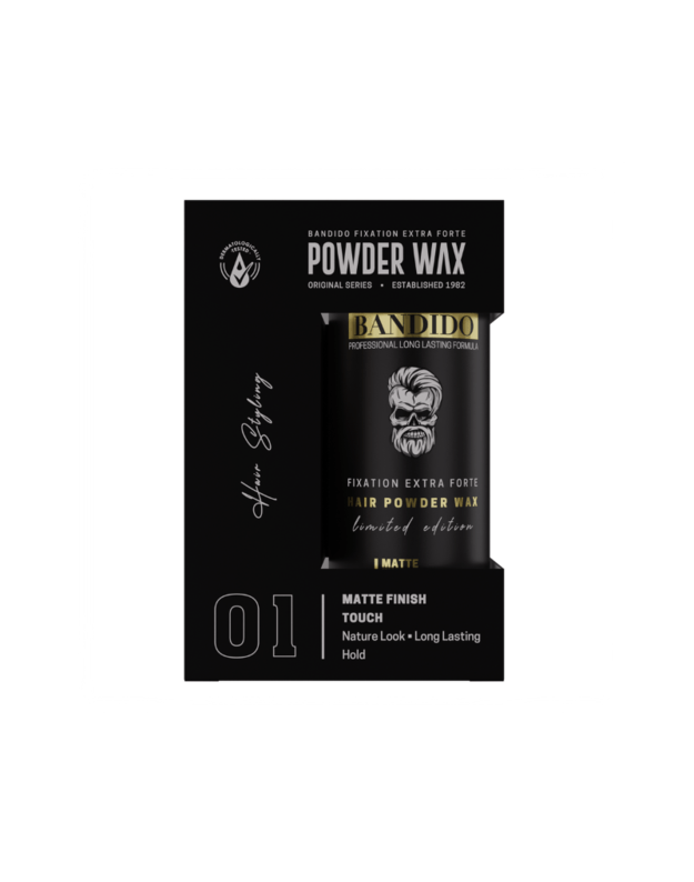 Bandido Powder Wax FIXATION EXTRA FORTE Matinė plaukų formavimo pudra, 32 g